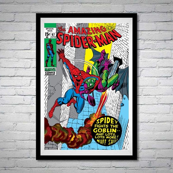 Spiderman and Green Goblin Poster - Etsy