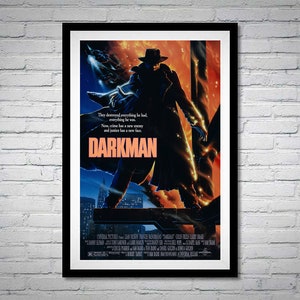 Darkman Movie Poster Liam Neeson