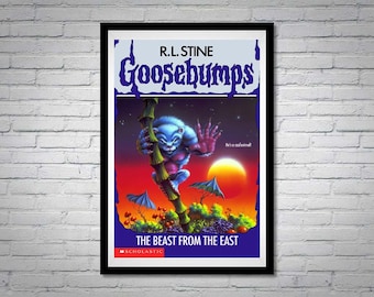 Póster de la portada del libro Goosebumps: La Bestia del Este