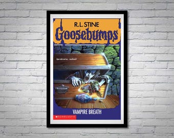 Goosebumps Vampire Breath Book Cover Poster