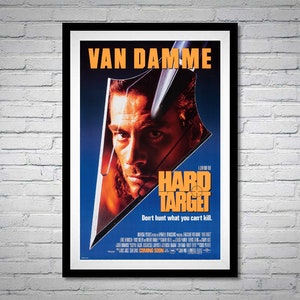 Hard Target Movie Poster Jean-Claude Van Damme