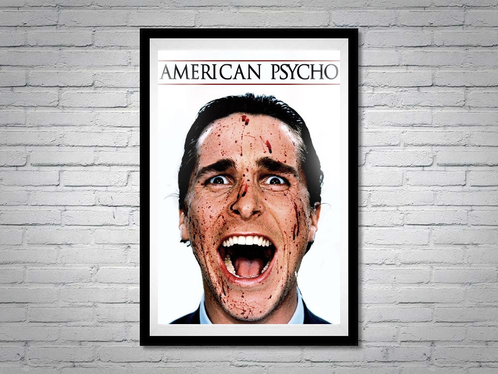 American Psycho Movie Poster Christian Bale Jared Leto