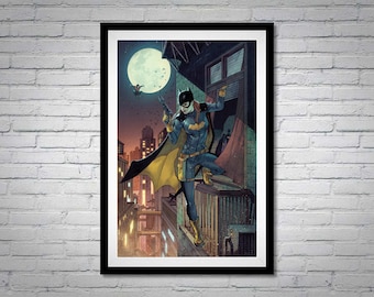 Batgirl Barbara Gordon Window Perch Poster