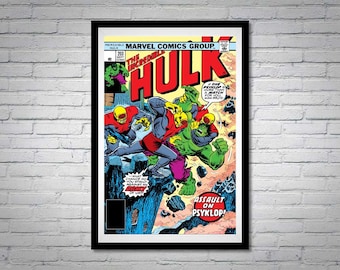 The Incredible Hulk issue 203 Comic Book Poster Psyklop