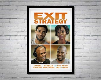 Póster de la película Estrategia de salida Kevin Hart Big Boy Jameel Saleem
