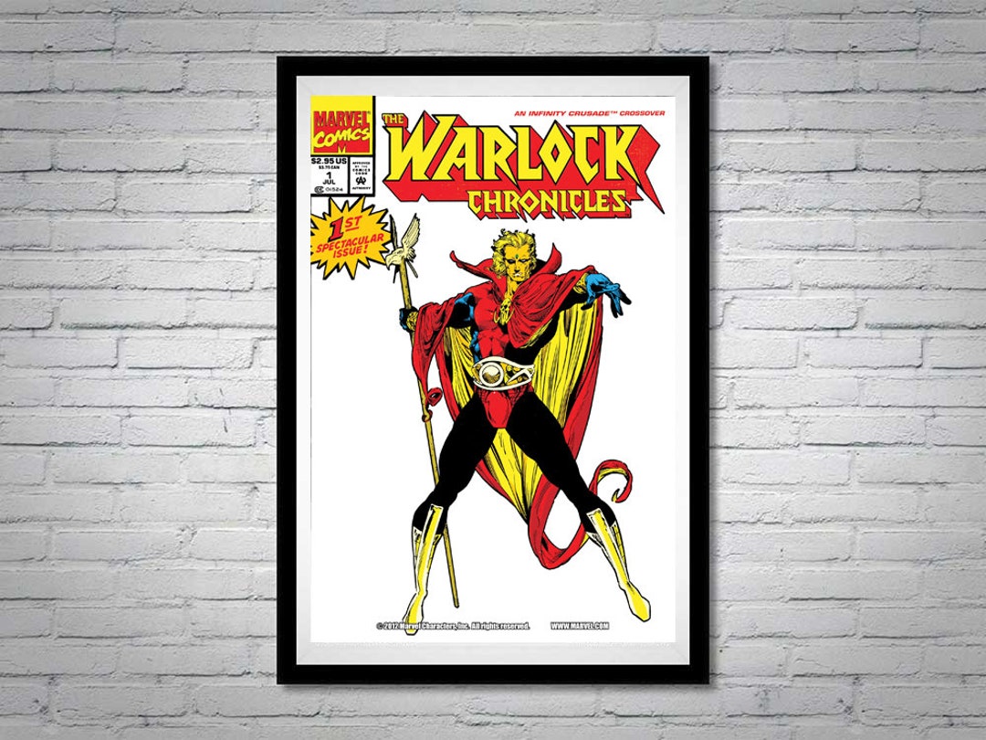 Adam Warlock Chronicles Issue Comic Book Poster Israel