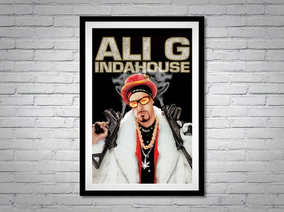 Ali G Indahouse Guns Movie Poster Sacha Baron Cohen