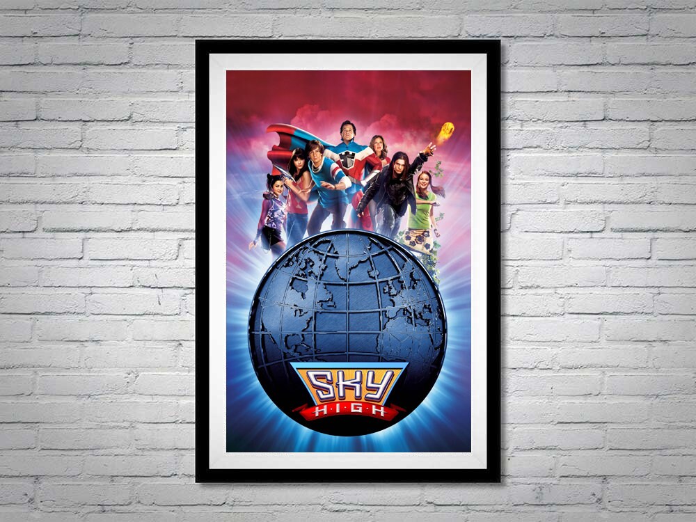 Sky High Movie Poster Mary Elizabeth Winstead Kurt Russell - Etsy