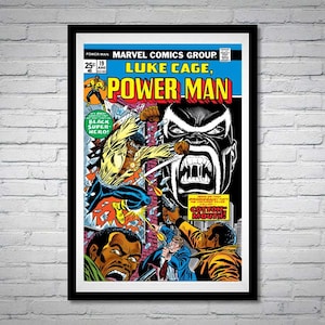 Luke Cage Power Man Issue 19 Comic Book Poster Cotton Mouth
