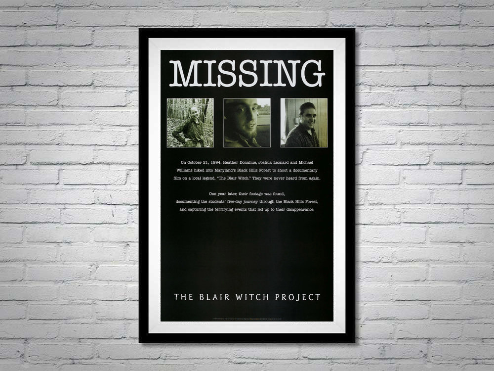 The Blair Witch Project Movie Missing Poster - Etsy
