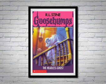 Póster de la portada del libro Goosebumps: El fantasma sin cabeza