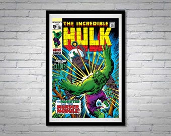 The Incredible Hulk Issue 123 Comic Book Poster Leader Murder Module