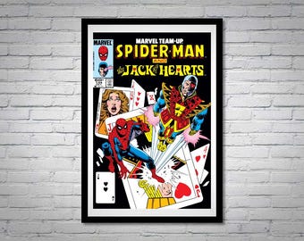 Team Up Spider-Man and Jack of Hearts Issue 134 Comic Book Poster