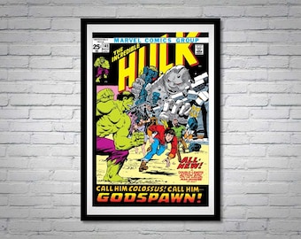 The Incredible Hulk Issue 145 Comic Book Poster Godspawn