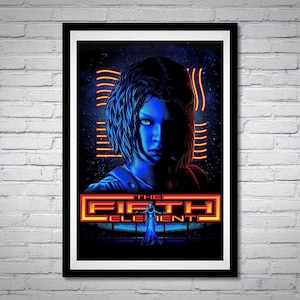 The Fifth Element Movie Poster Mila Jovovich