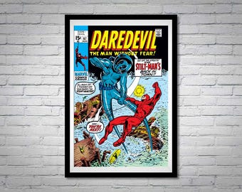 Daredevil The Man Without Fear Comic Book Poster Issue 67 Stilt-Man Matt Murdock