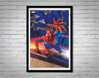 The Amazing Spider-Man Comic Card Masterpiece Poster
