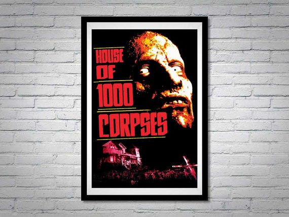 House of 1000 Corpses Movie Poster Rob Zombie - Etsy