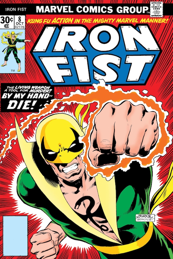 Iron Fist Issue 8 Comic Book Poster Punch - Etsy