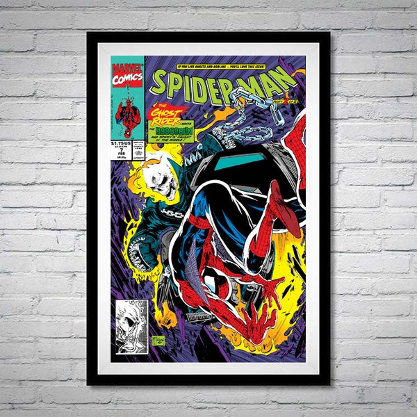 Spider-Man Issue 7 Comic Book Poster Ghost Rider