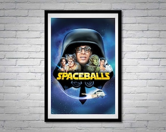 Spaceballs Movie Poster Daphne Zuniga Rick Moranis Mel Brooks