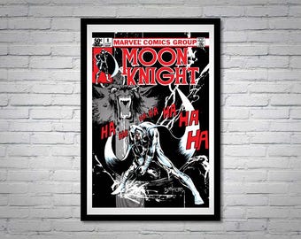 Moon Knight Issue 8 Comic Book Poster HA HA HA