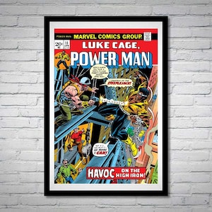 Luke Cage Power Man Issue 18 Comic Book Poster Steeplejack