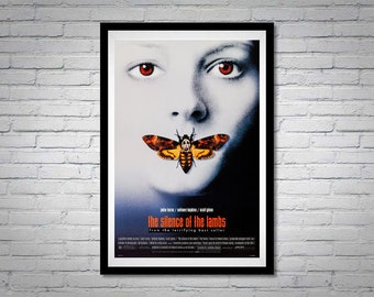 The Silence of the Lambs Movie Poster Anthony Hopkins Jodie Foster
