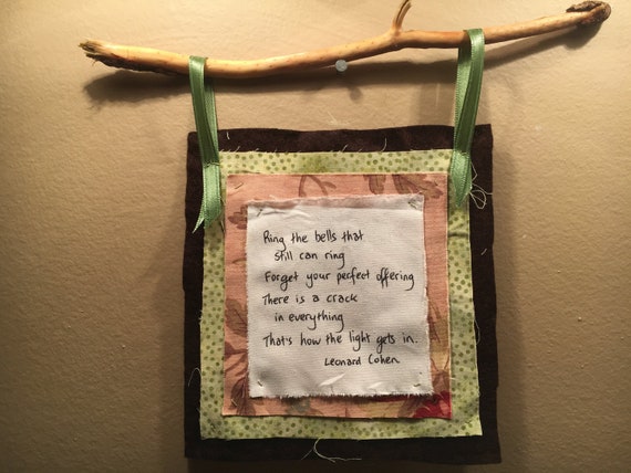 Citation De Leonard Cohen Etsy Canada