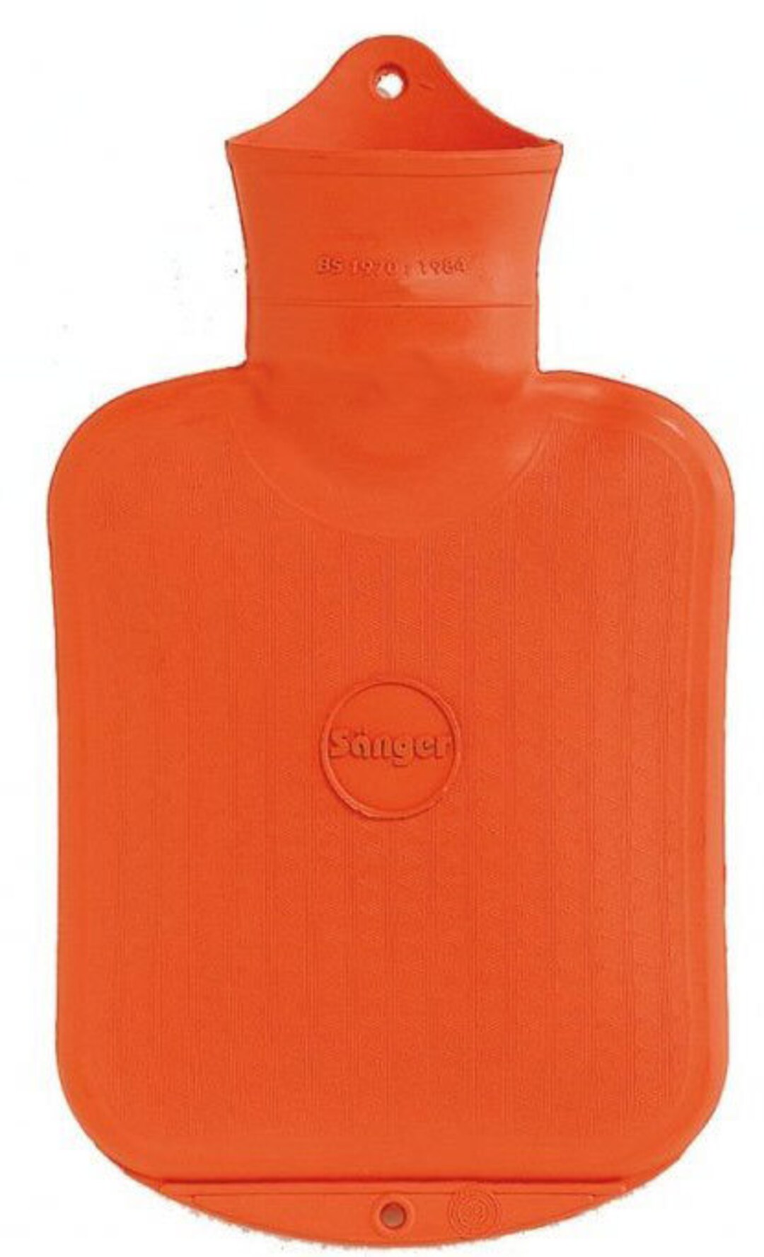 SANGER 0.8 Liter Rubber Hot Water Bottle Made in Germany orange Etsy