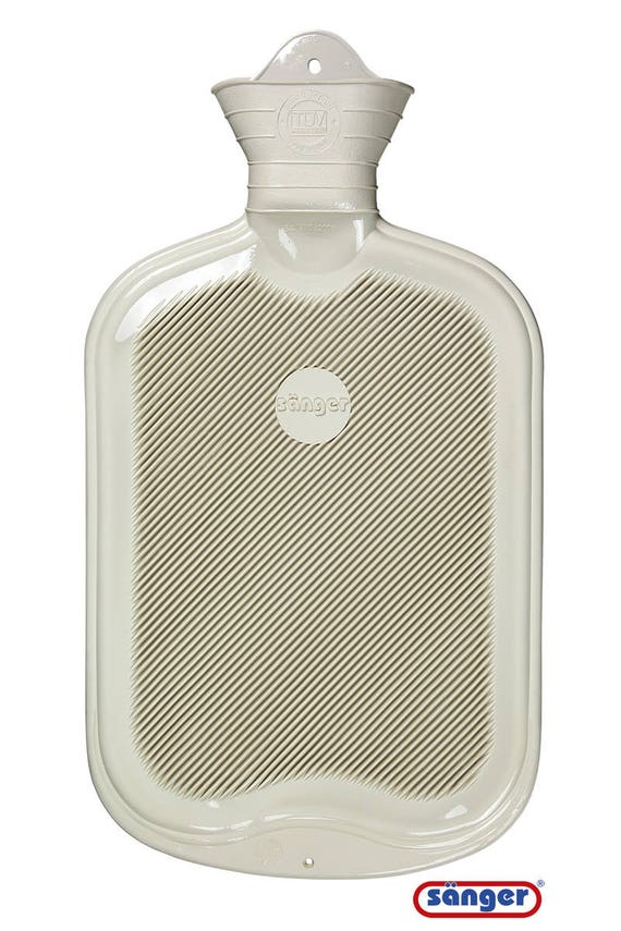 Buy Sänger Rubber Hot Water Bottle Made in Germany 2 Litres white