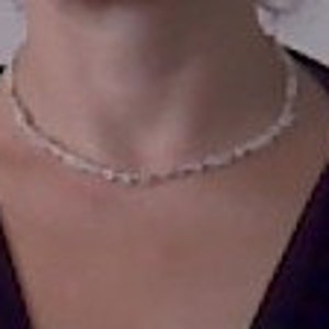 PRICE REDUCED White Moonstone Choker