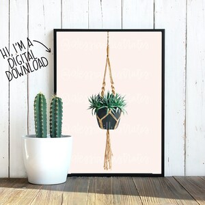 Hanging Planter *DIGITAL* Print | Instant Digital Download