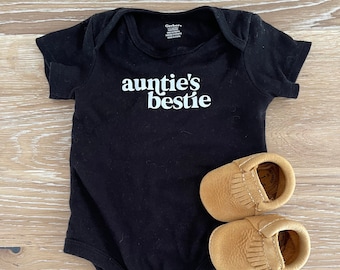 Auntie’s Bestie Baby Onesie