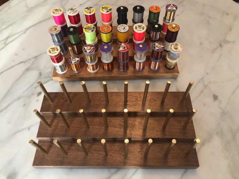 Fly Tying Thread Spool Rack Etsy