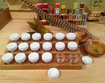 Fly Tying Hook and Bead Rack