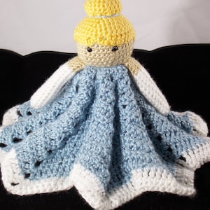 Cinderella Inspired Hand Crocheted Disney Play Doll Baby Lovey - Disney&#39;s Cinderella, Princess Cinderella