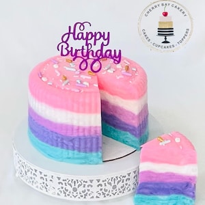 Unicorn Cotton Candy Cake | Candy Floss Cake | Fairy Floss | Fantasy Fairy Tale Birthday |Gluten, Dairy, Nut Free| Birthday Alternative Idea