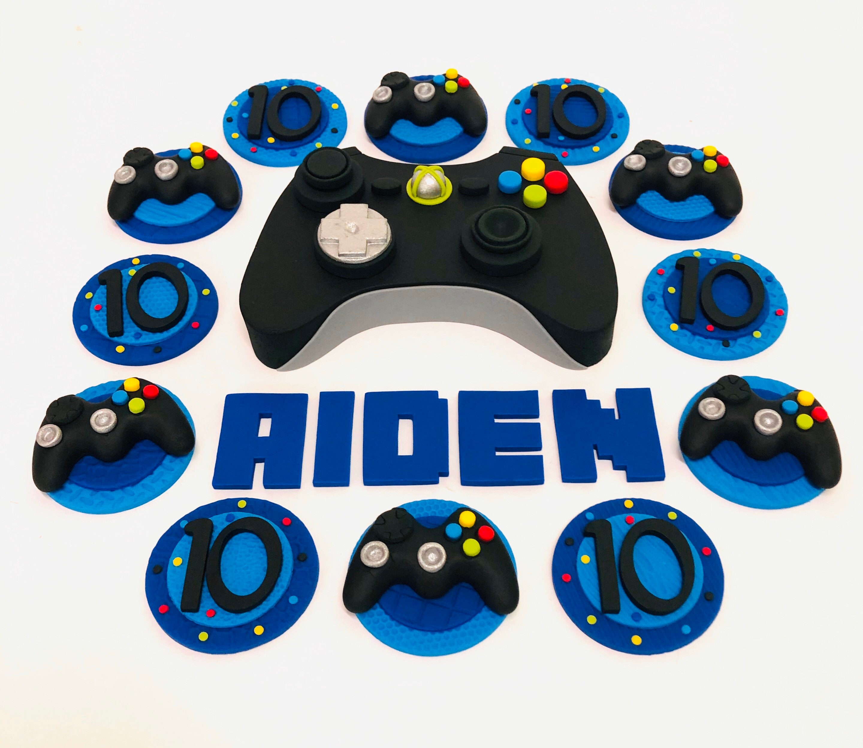 Gaming Controller Cake Topper Set-video Game Birthday - Etsy Hong Kong