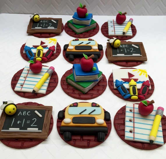 Fondant cake toppers Custom Order Your ideas light up our life Fondant cupcake toppers