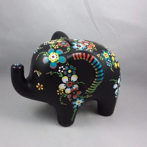 Beautiful Hand Painted Ceramic Piggy Bank