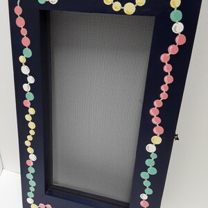 Hand Painted Wood Earring Holder
