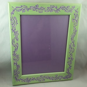 Awesome Hand Painted Wood 8×10 Picture Frame