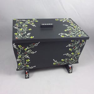 Unique Hand Painted Wood Box