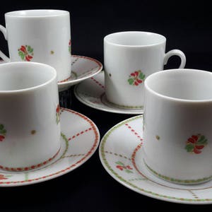 Delicate Hand Painted Demi Tasse/Coffee Set