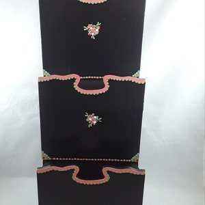 Unique Hand Painted Wood Wall Organizer