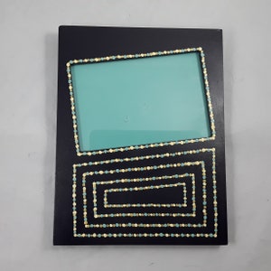 Unique Hand Painted Wood 4x6 Picture Frame