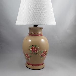 Sweet Hand Painted Ceramic Table Lamp