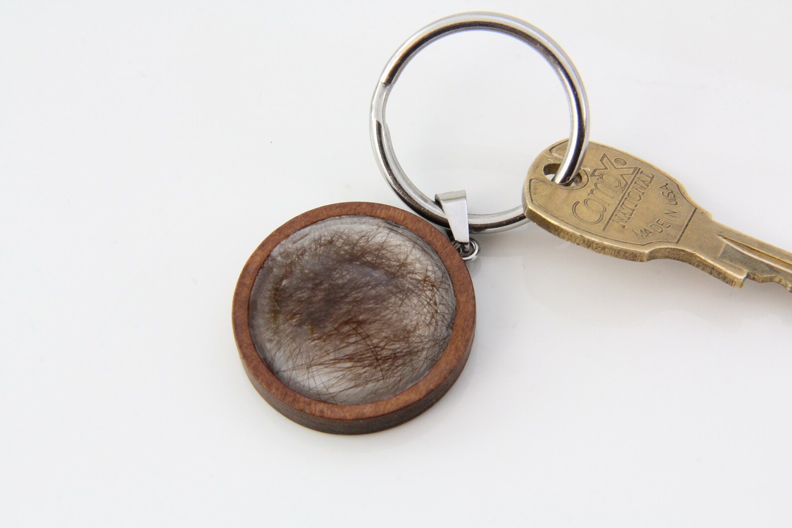 Pet Memorial Keychain Pet Hair Memorial Pet Fur Memorial Etsy