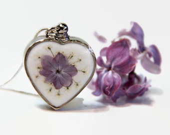 Lilac Cremation Jewelry, Ashes Jewelry, Custom Urn Jewelry, Urn Necklace, Pet Ashes Jewelry, Memorial Jewelry, Ashes Necklace, Lilac Jewelry